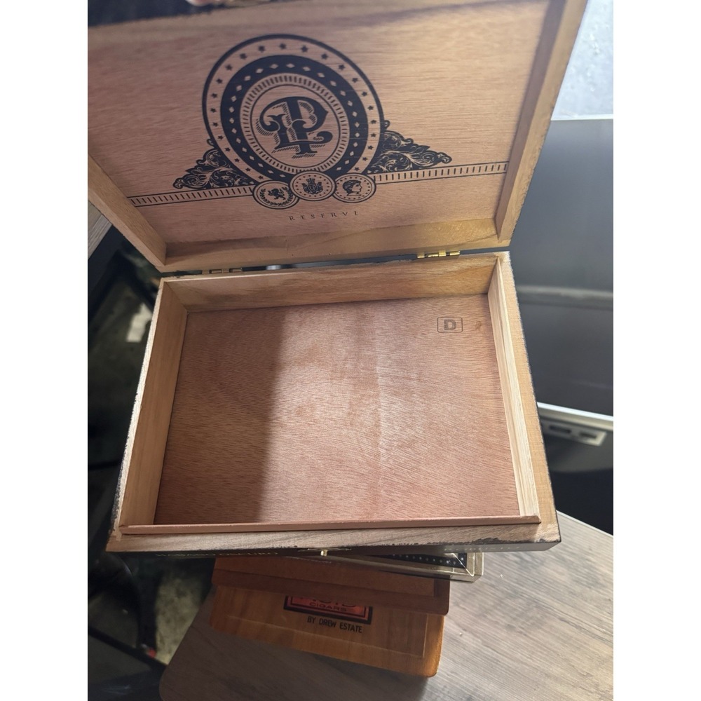Lot Of 8 Cigar Boxes Collectables Wooden - Vintage Mixed Brands Acid - Picture 10 of 16